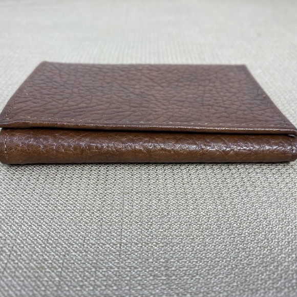 PRINCE GARDNER VINTAGE BROWN LEATHER MENS WALLET - Picture 8 of 10